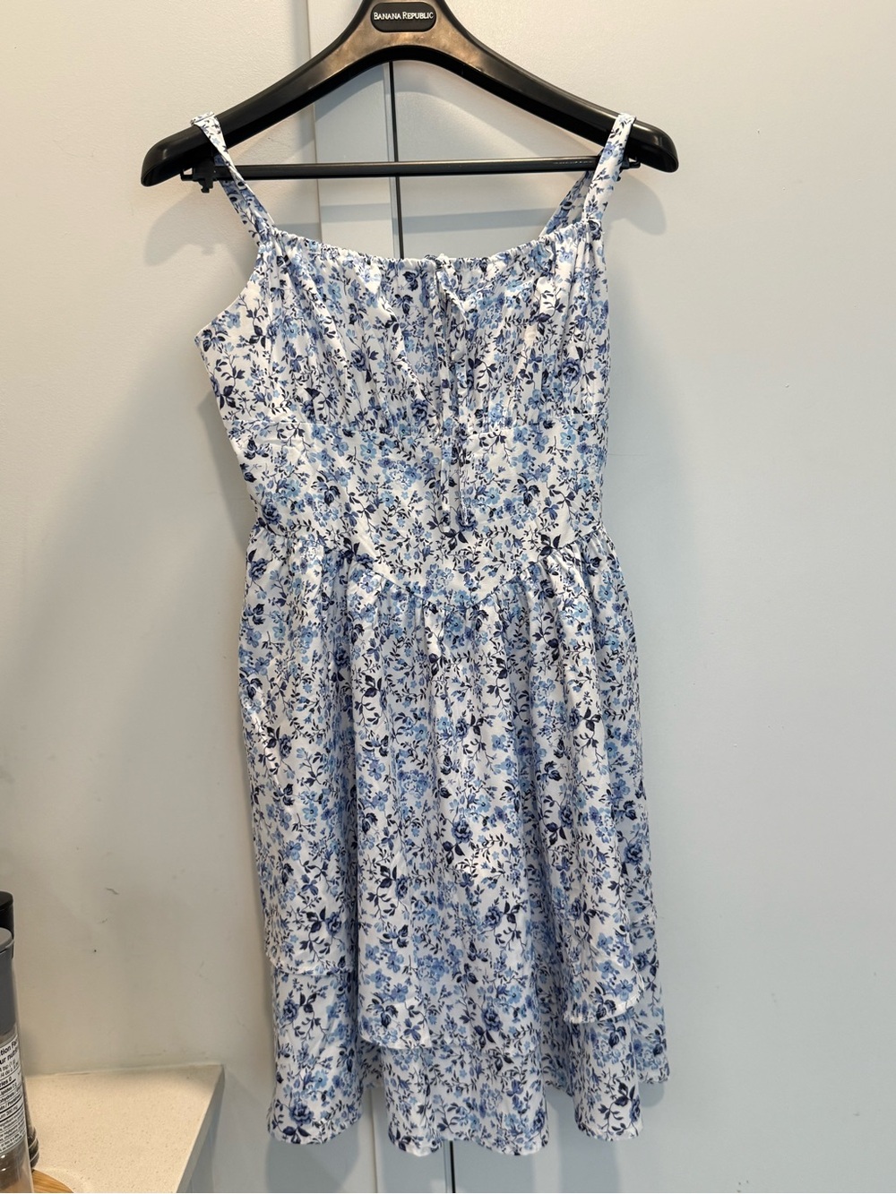 Blue Floral Sundress